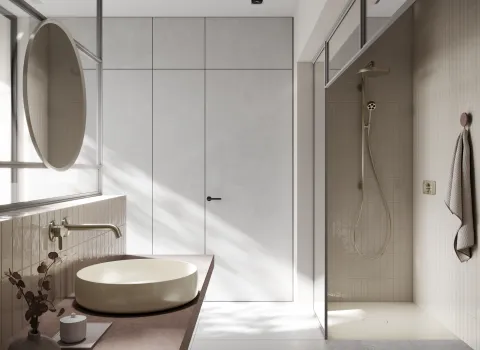 Waschbecken BetteLiv in einem hellen Badezimmer