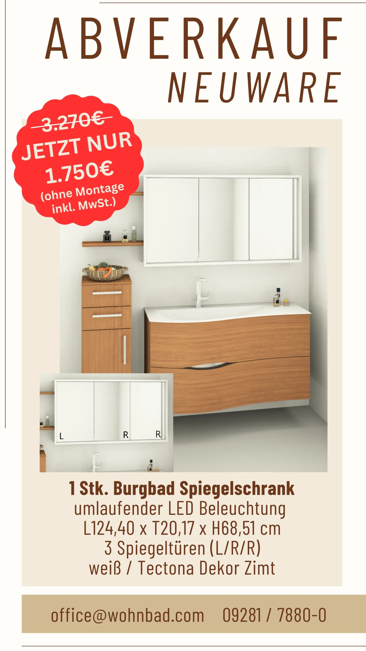 Burgbad Spiegelschrank