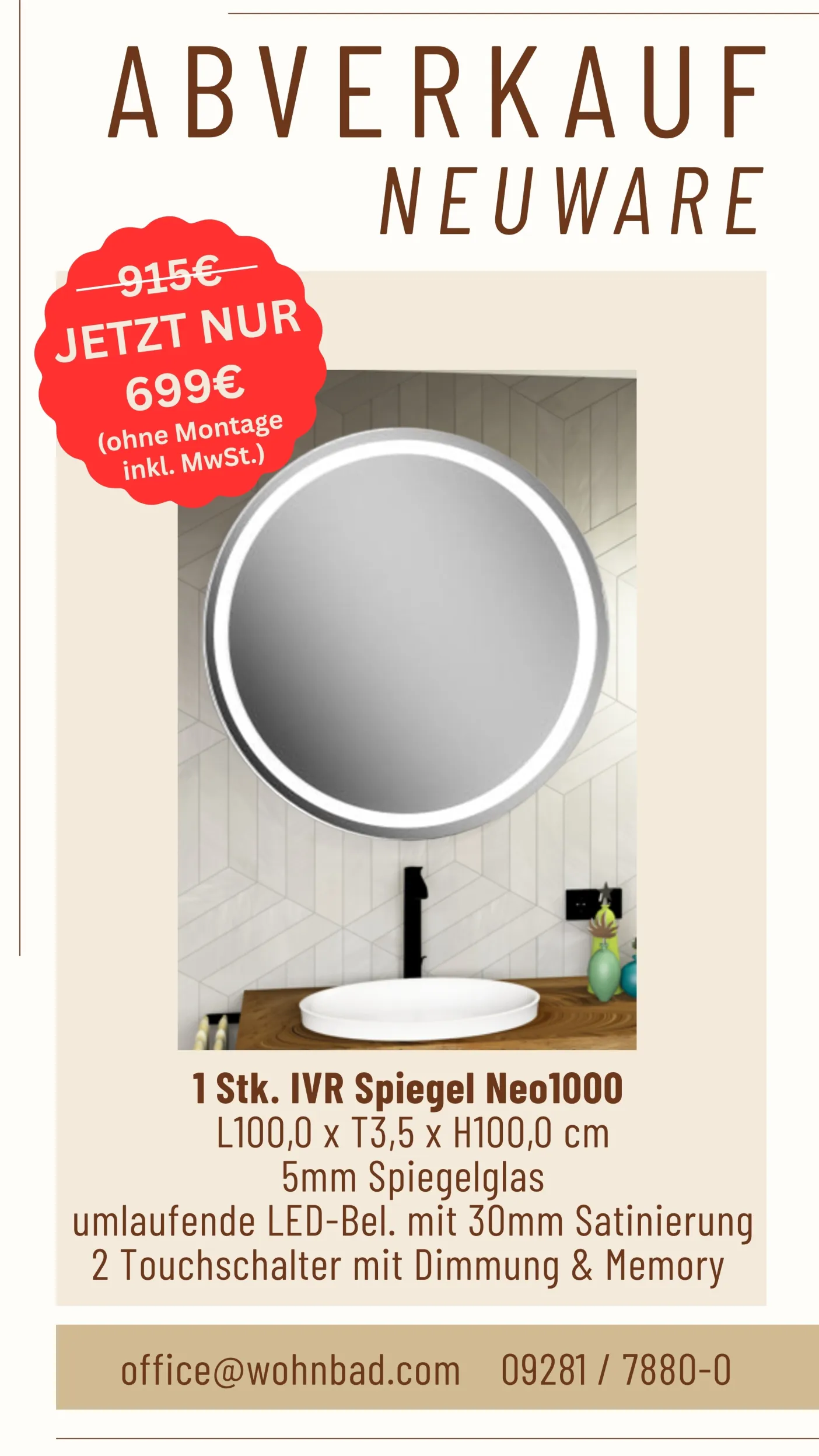 IVR Spiegel Abverkauf 