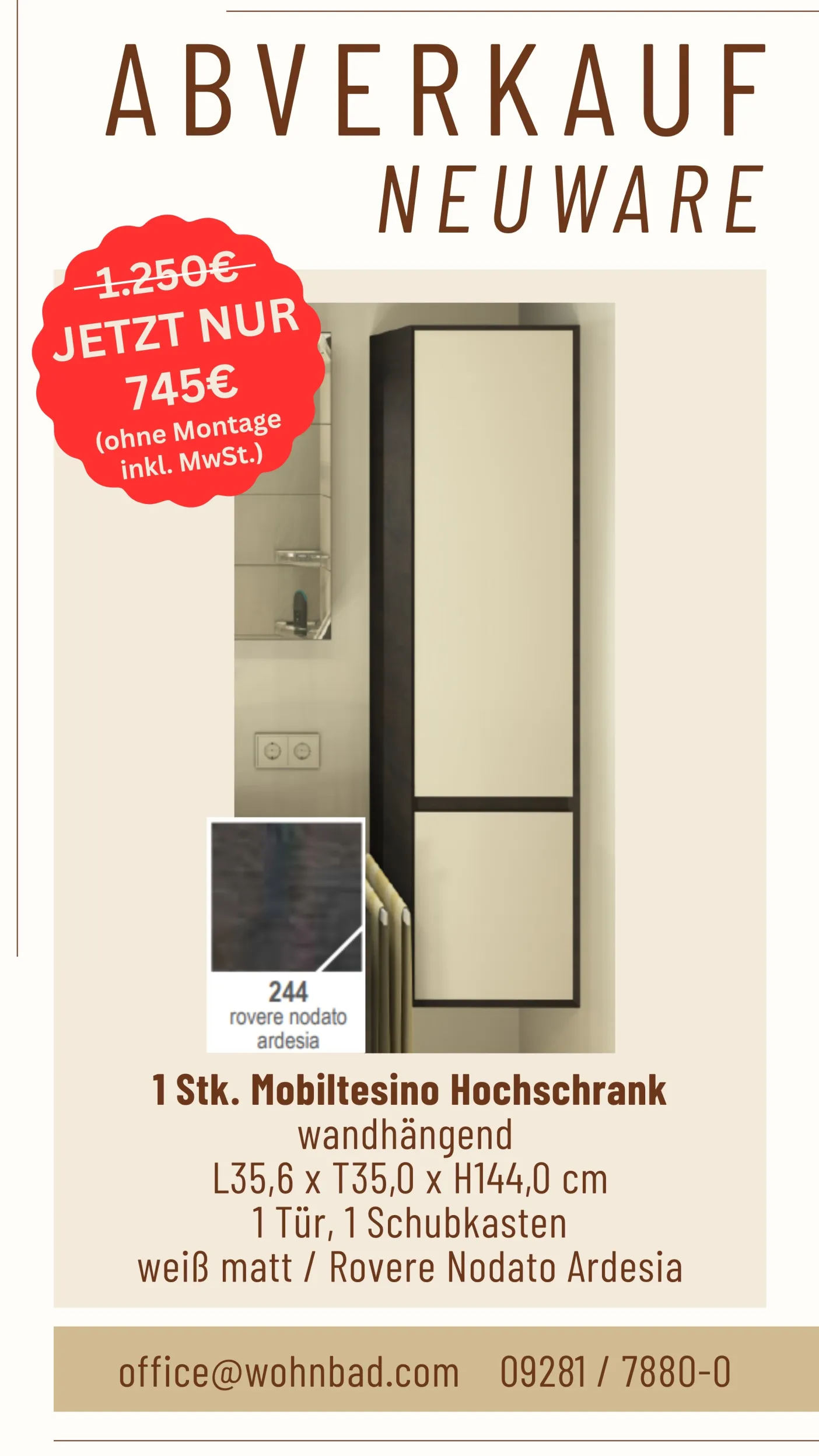 Mobiltesino-Hochschrank-Luxor